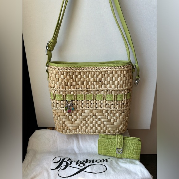 Brighton straw bag & wallet - Picture 2 of 12